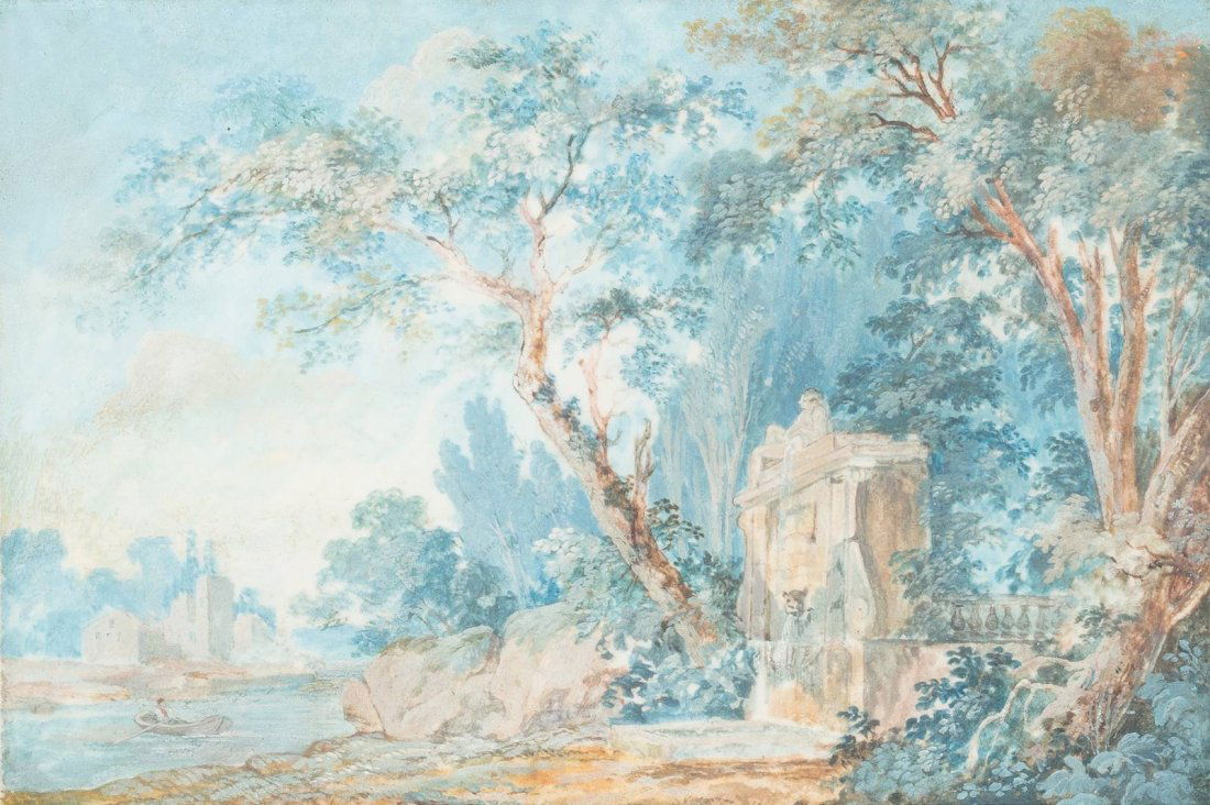 HUBERT ROBERT 1733 Paris - 1808 ebenda (Umkreis) (1 of 1)