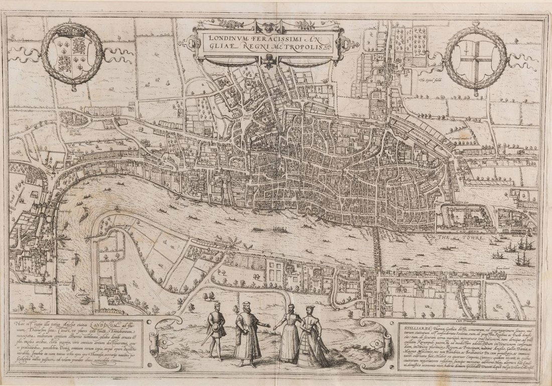 KONVOLUT AUS 10 LANDKARTEN UND STADTANSICHTEN U.a. von (1 of 1)