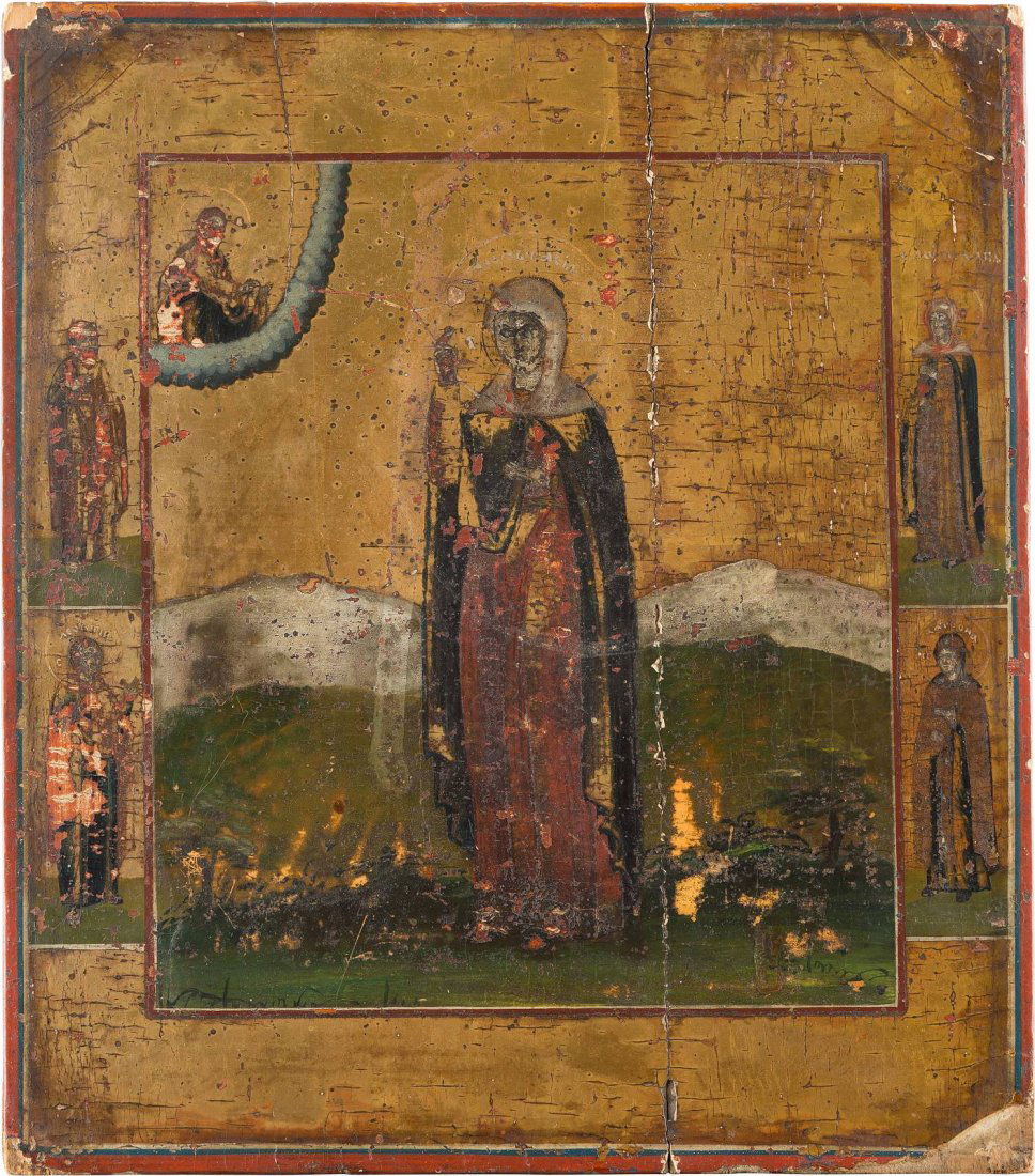 AN ICON OF ST. ANASTASIA Russian, late 18th century (1 of 1)