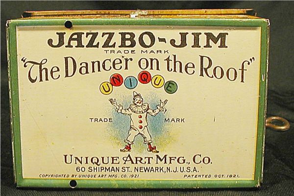 Unique Art Jazzbo Jim with Box, 9 1/2 Inch High - 6