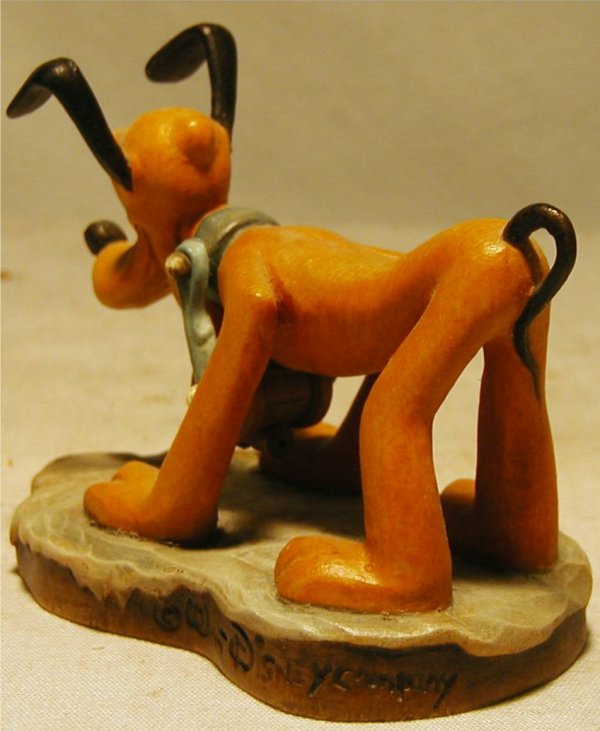Anri 1988 Disney Pluto #110 with Box, MIB, 4 Inch - 3