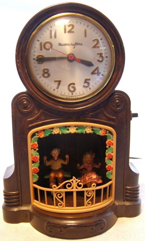 2031 Mastercrafters Clock, Movement by Sessions, Girl/