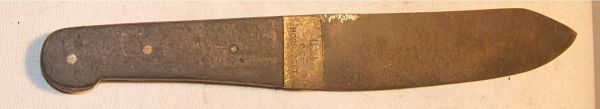 12 3/4" Knife Marked C.S. Hosp. Dept. Dated 1861