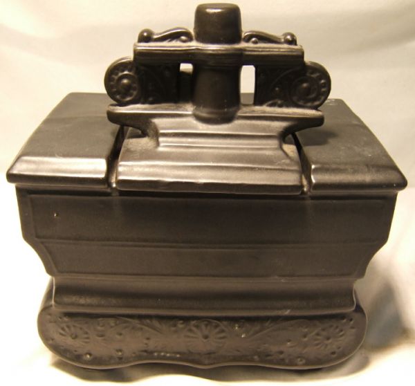 Antique McCoy Cast Iron Stove Cookie Jar, 10H x 8 - 4