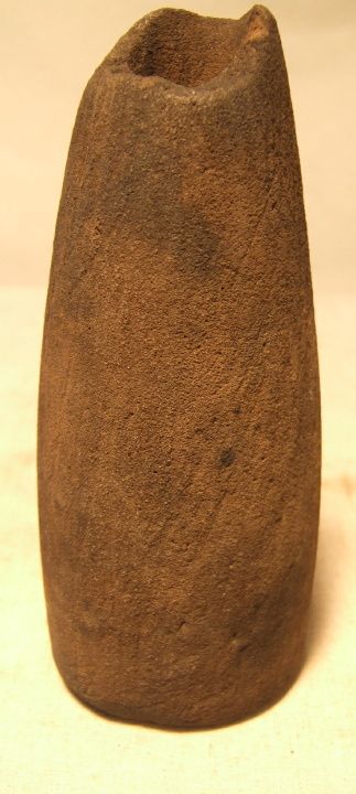 Tenn. Sandstone Pipe 6 1/4H x 2 1/2: Tenn. Sandstone Pipe, 300-400 yrs. old 6 1/4H x 2 1/2