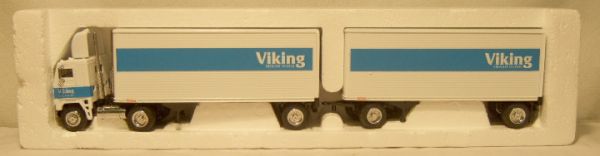 Viking Freight System Truck and Two Trailer with: Viking Freight System Truck and Two Trailer with Box, MIB