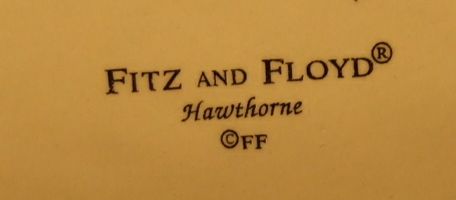 Fitz and Floyd Hawthorne Platter, Fall Leaves, 16 - 2