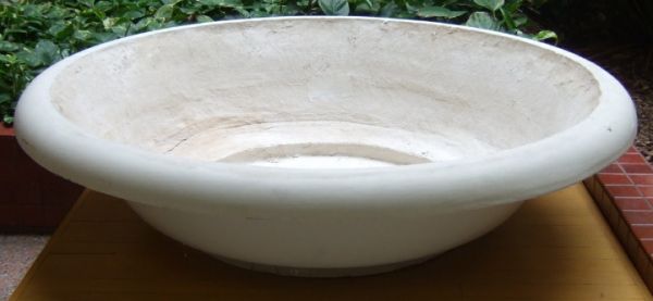 Fiberglass Bowl Planter, 54" Dia x 13"H, Excell