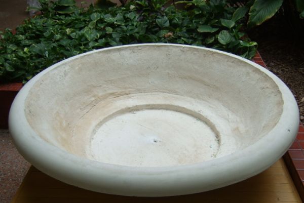 Fiberglass Bowl Planter, 54" Dia x 13"H, Excell - 2