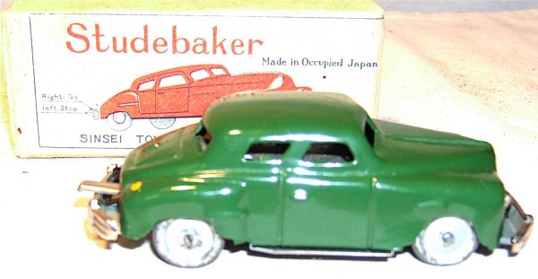 Studebaker Sedan, Occupied Japan, Tin Wind Up, NM