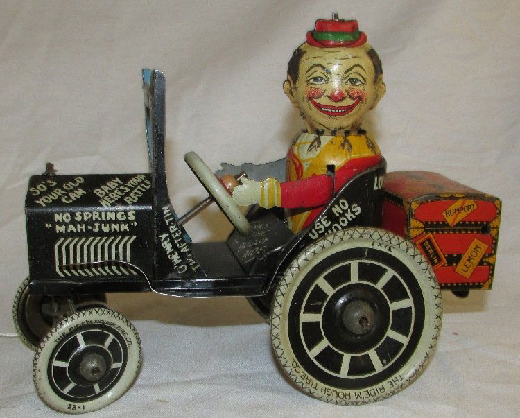 Marx Tin Wind Up Joy Rider Crazy Car. All Original.: Marx Tin Wind Up Joy Rider Crazy Car. All Original. Early Marx toy, Excellent Condition