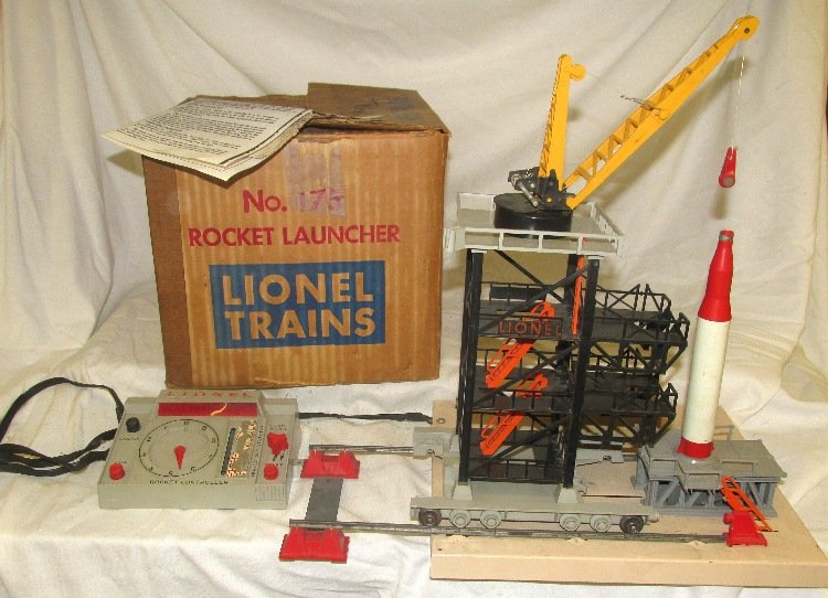 Lionel #175 Rocket Launcher with Box: All original and Complete with original Box. Excellent