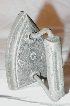 Cast Iron "ACW" Flat Iron 3" Long: Cast Iron "ACW" Flat Iron 3" Long (E)