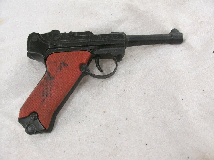 English Lone Star Luger Cap Gun, 7 1/2"L, EC Aug 16, 2014 Homestead