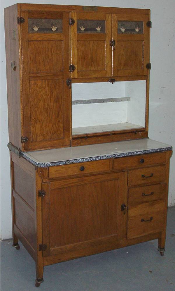 1173 Mcdougall Oak Hoosier Kitchen Cabinet Jan 07 2006