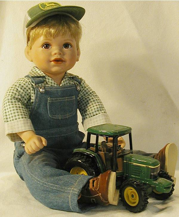 danbury mint john deere dolls