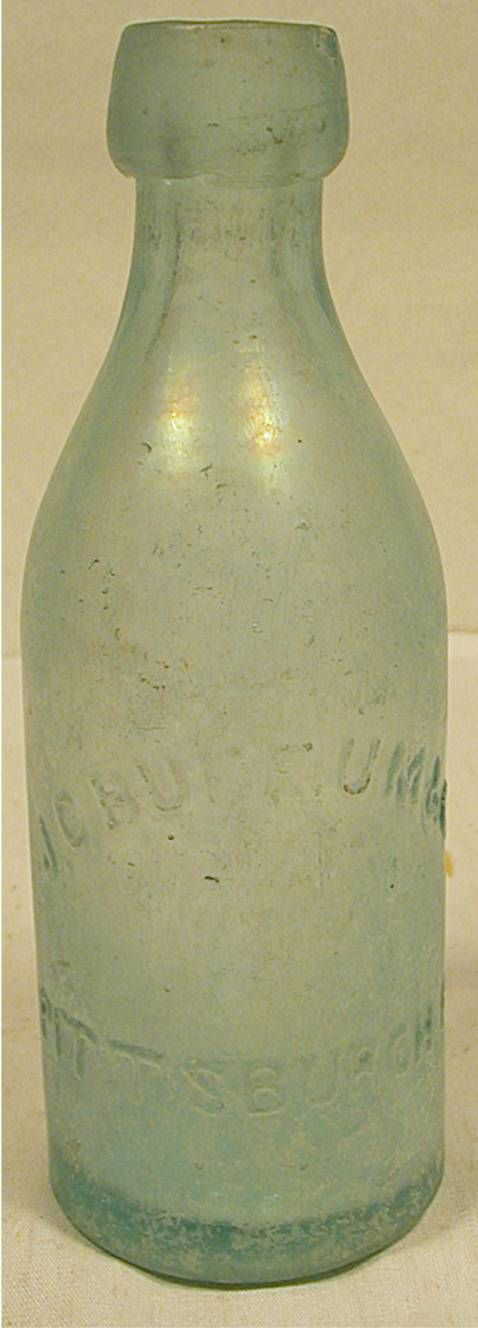 5285: J.C.Buffum & Co., Pittsburgh, PA, Bottle, 7"H