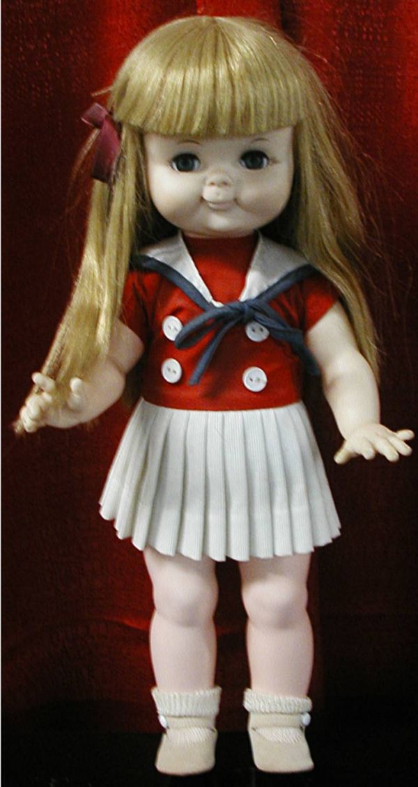 Effanbee Girl, All Original, Gumdrop 15" High: Effanbee Girl, All Original, Gumdrop 15" High