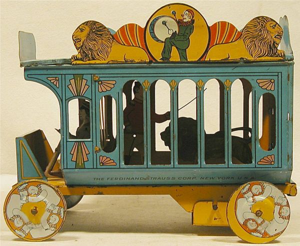 Strauss Circus Truck, 9" Long