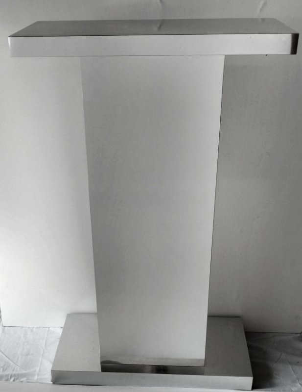 Over 3ft High Vintage Chrome Display Pedestal (1 of 3)