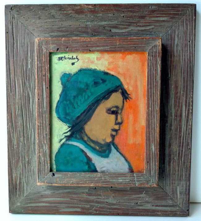 Frank Kleinholz Child With Bonnet Portrait (1 of 6)