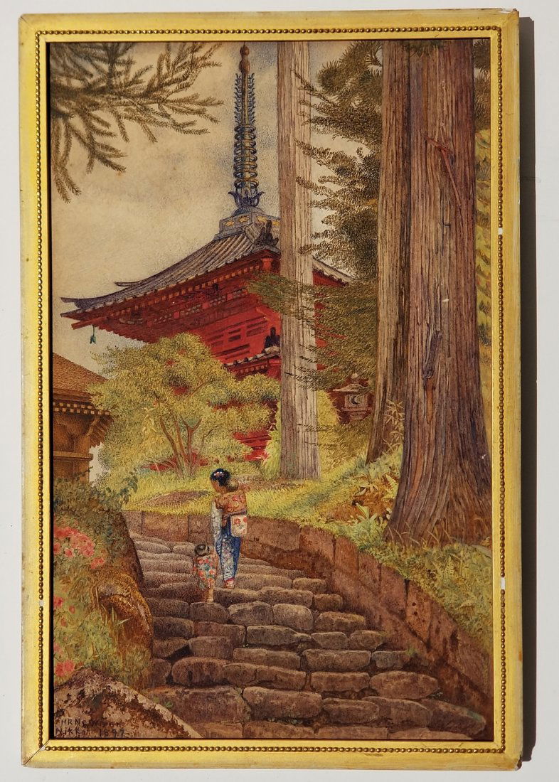 Henry Roderick Newman Japanese Watercolor (1 of 6)