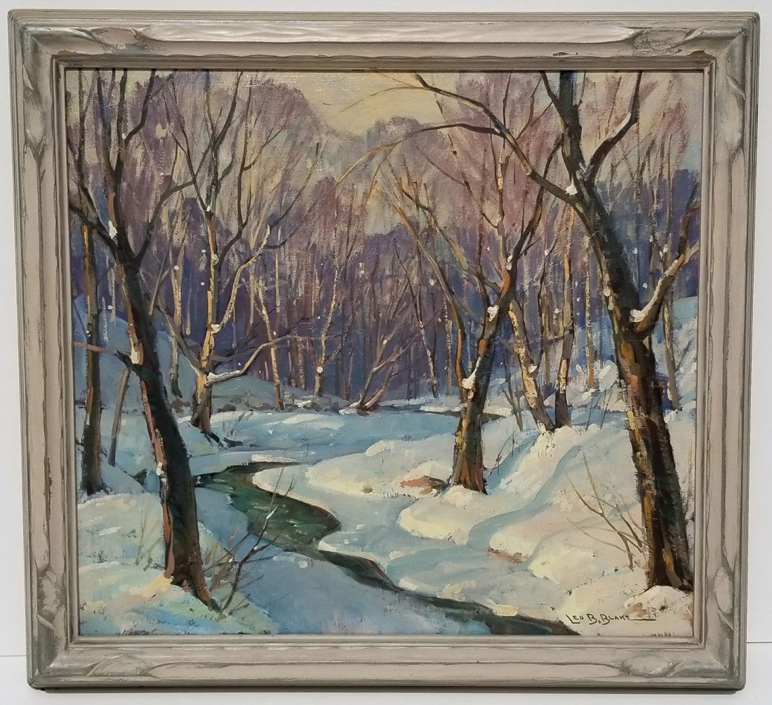Leo Blake Winter Impressionist Landscape (1 of 3)
