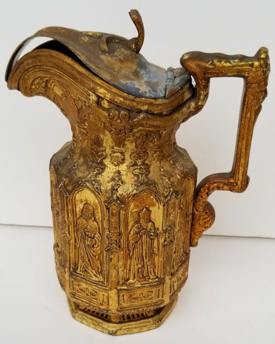 Charles Meigh Pewter Mounted Apostle Jug (1 of 3)