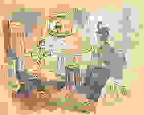 Vanderbilt Estate Cecil Beaton Gigi Watercolor First Image