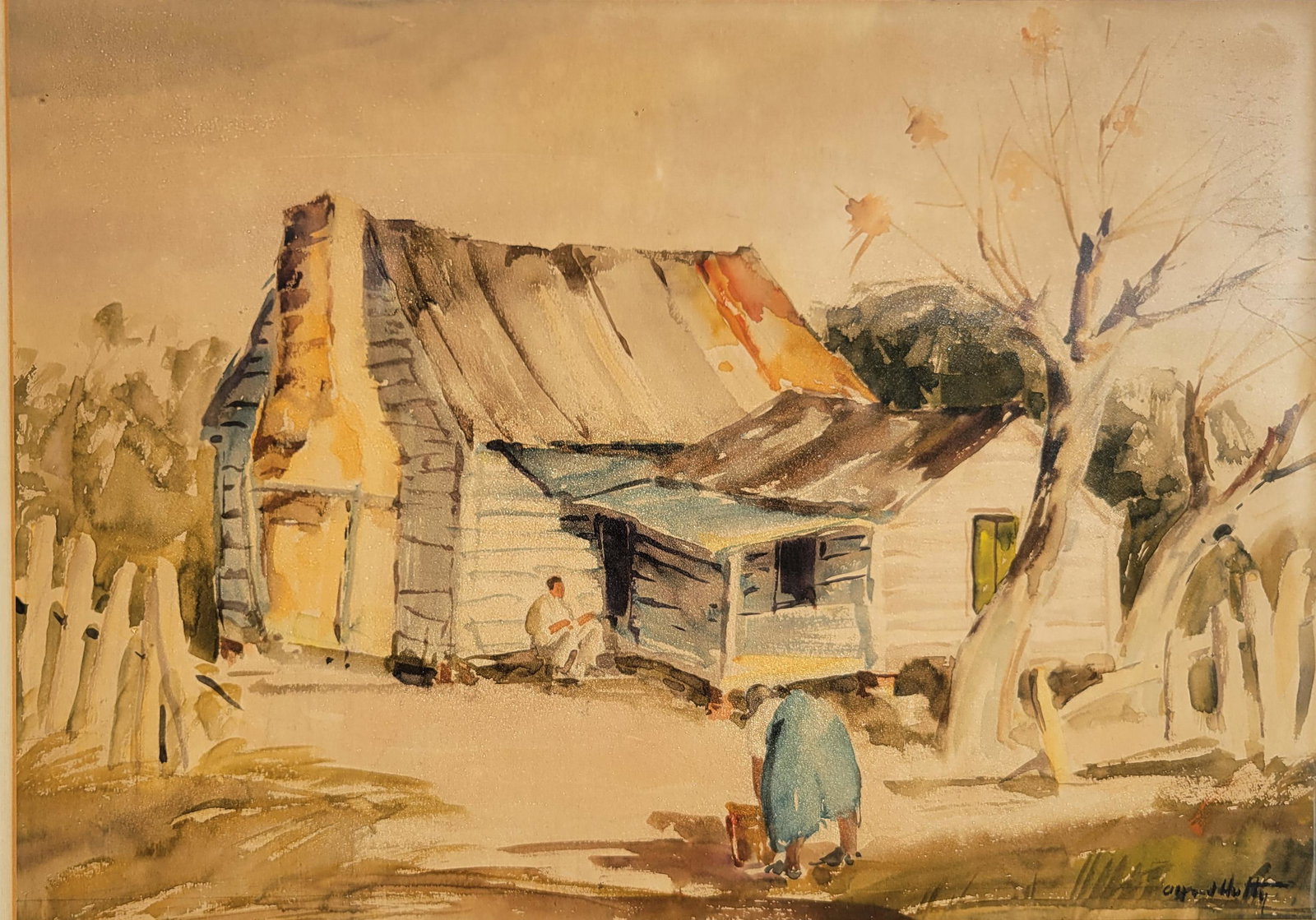 Vanderbilt Estate Alfred Hutty Charleston Area WC (1 of 6)