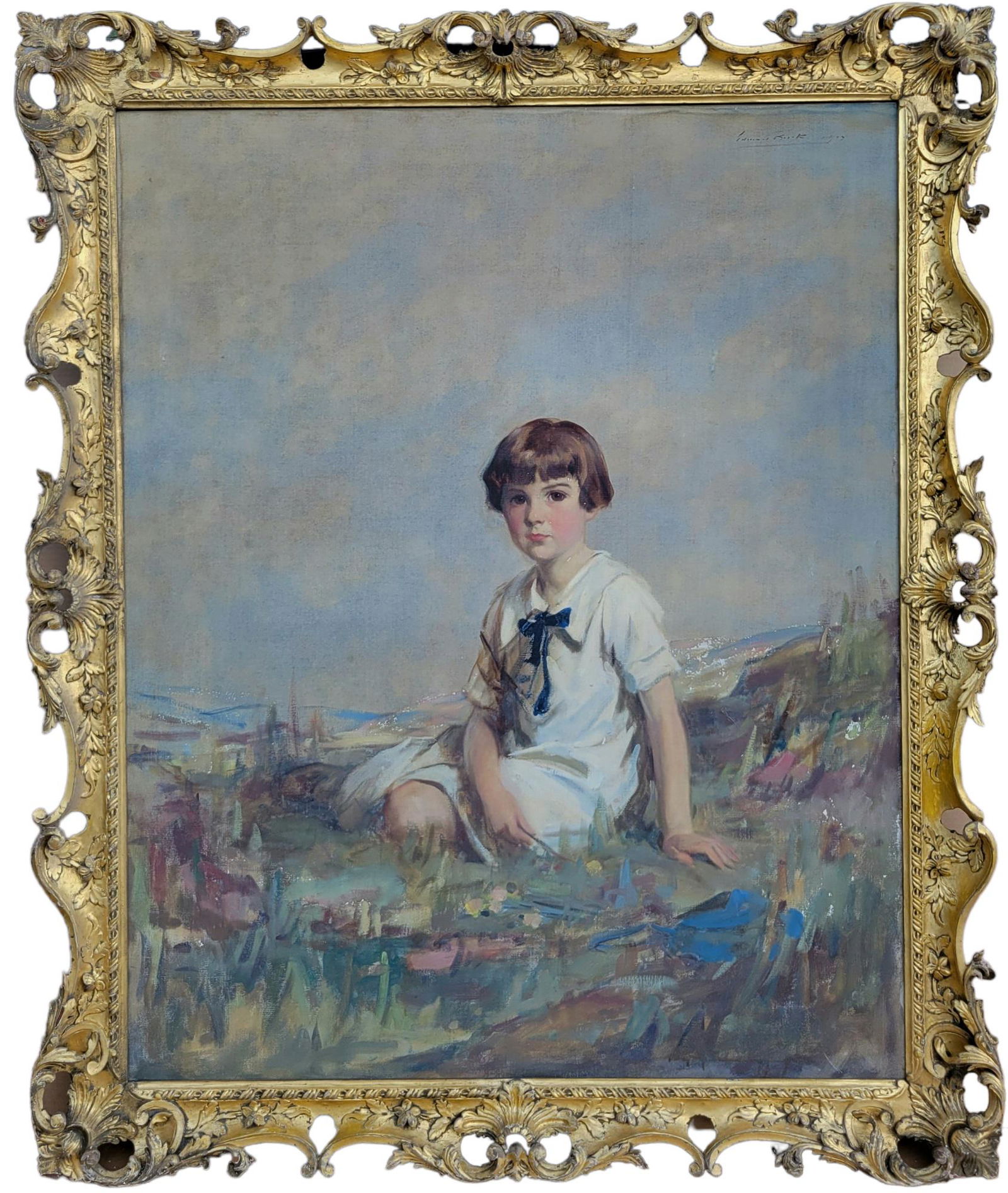 Vanderbilt Estate Charles Edmund Brock Lg Heiress Portrait (1 of 14)