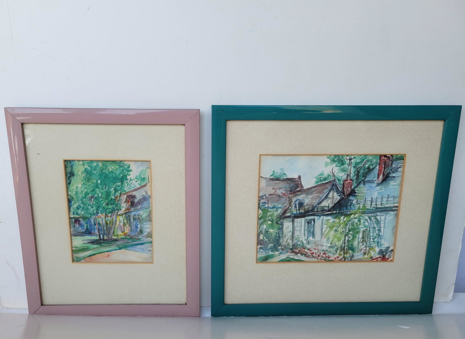 Vanderbilt Estate Jo Davidson Two Tropical Watercolors I (1 of 7)