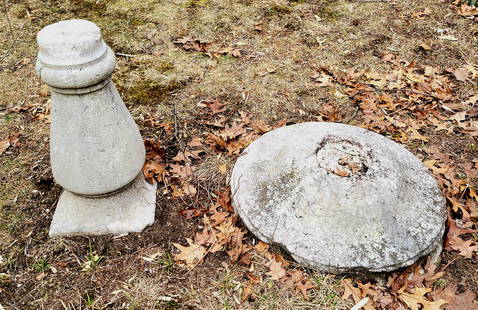 Vanderbilt Estate Stone Birdbath Fountain To Restore: One of 15 Vanderbilt garden and large annex lots that is NY-NJ-CT Tri-State pick up 1 hr from Manhattan, the rest of the sale ships from the Tampa Bay. Vanderbilt estate stone birdbath fountain to res