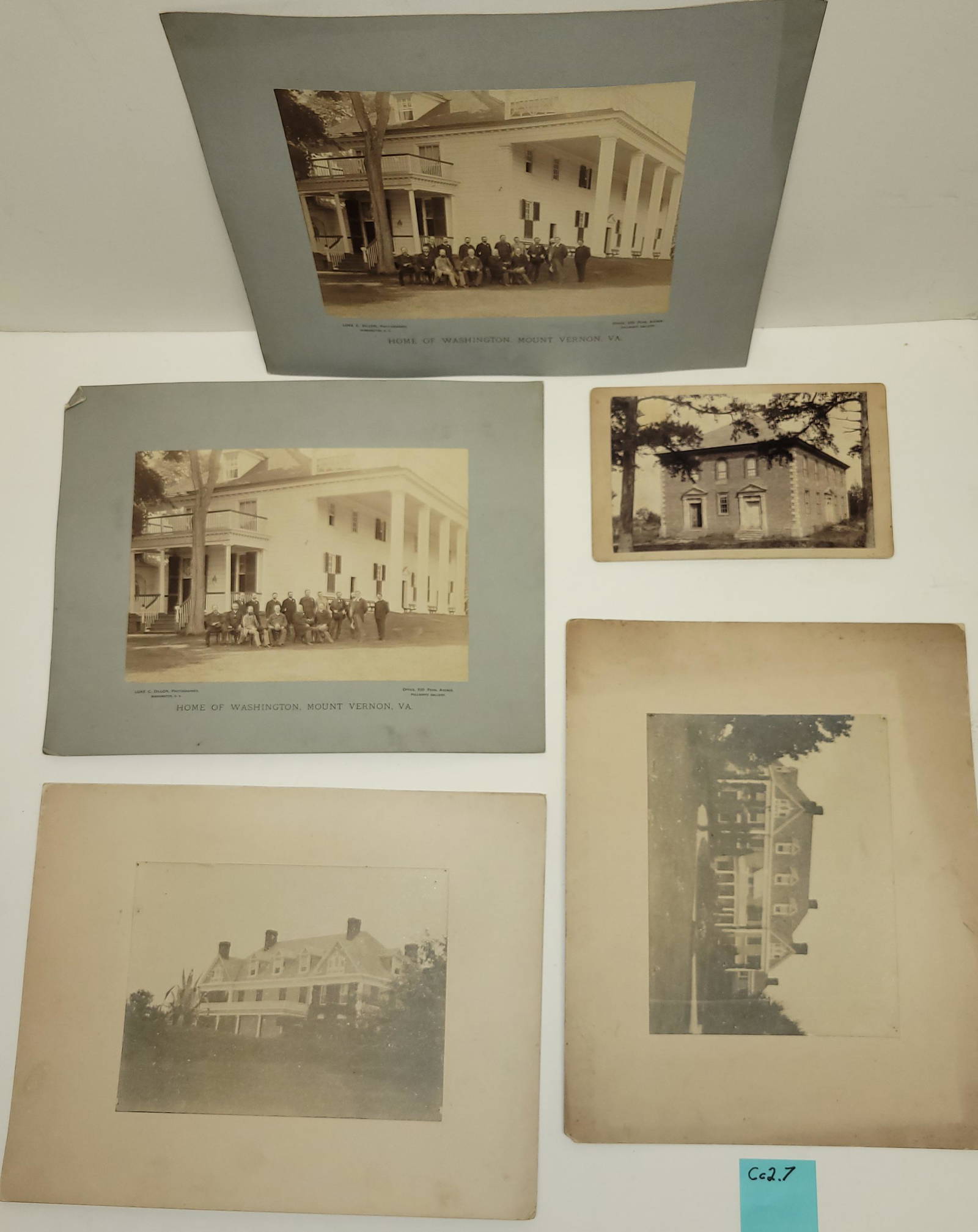 Vanderbilt Archive 5 Historic Architectural Photographs Washington Residence Mt Vernon