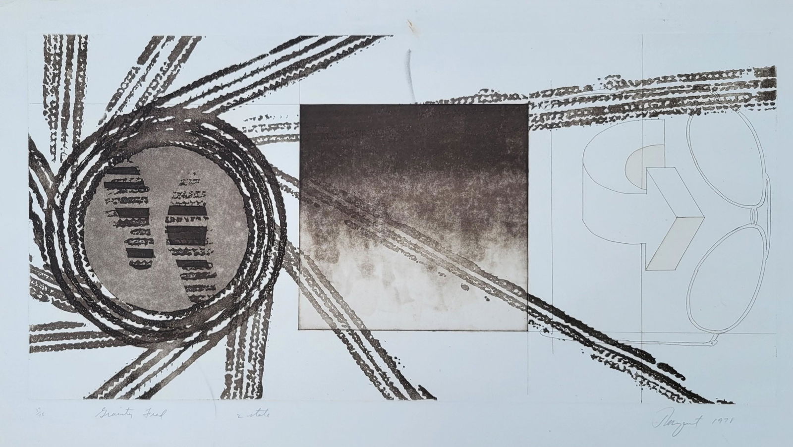 See 7 Lots James Rosenquist Etching TO FIX Gravity Feed State 2 Ed78 Pop Art 1978 (1 of 9)