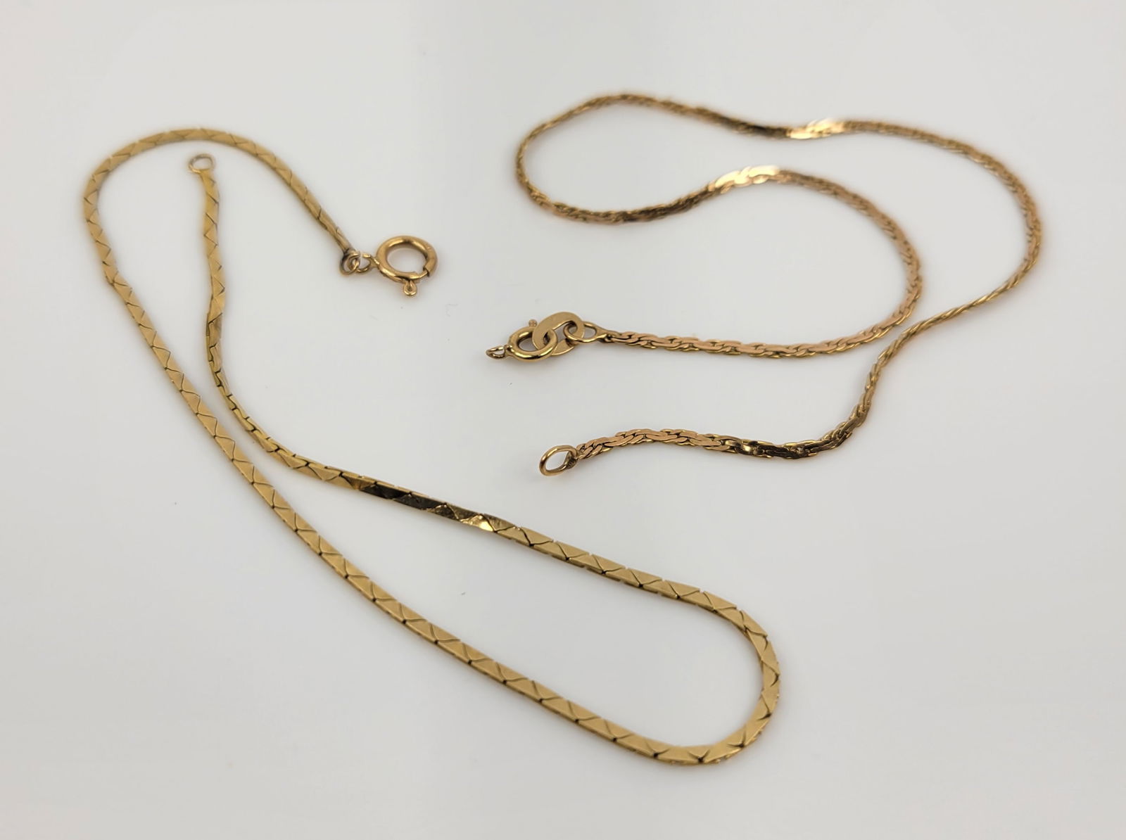 Irene Cara Estate Two 14k Gold Ankle Bracelets COA (1 of 1)