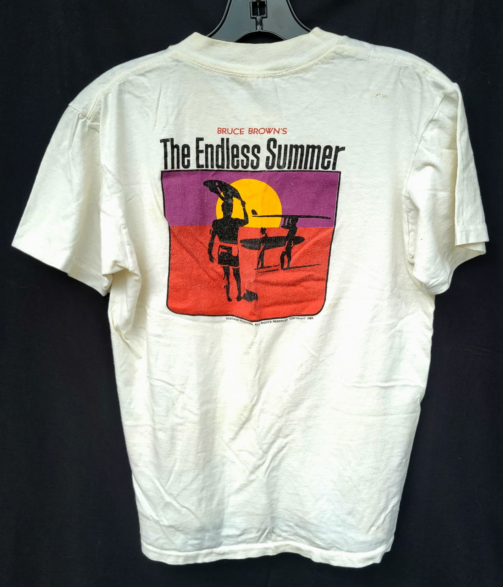 Irene Cara Estate Endless Summer 1985 Beach Boys Movie Reissue Tee Shirt COA (1 of 2)
