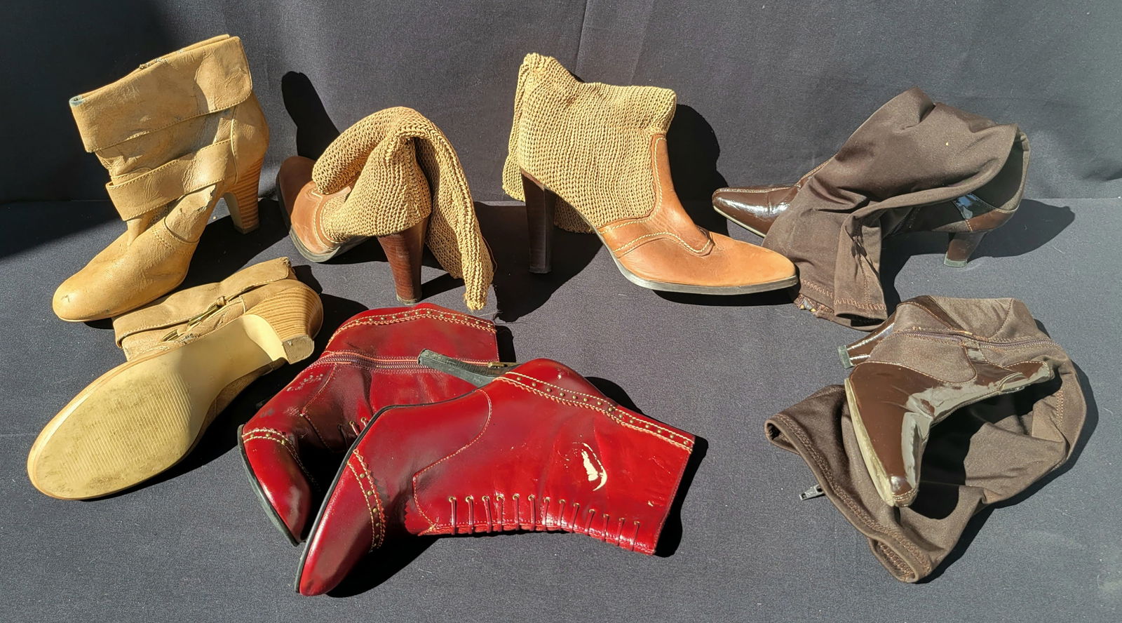 Irene Cara Estate 4 Pair High Heel Fashion Boots COA (1 of 2)