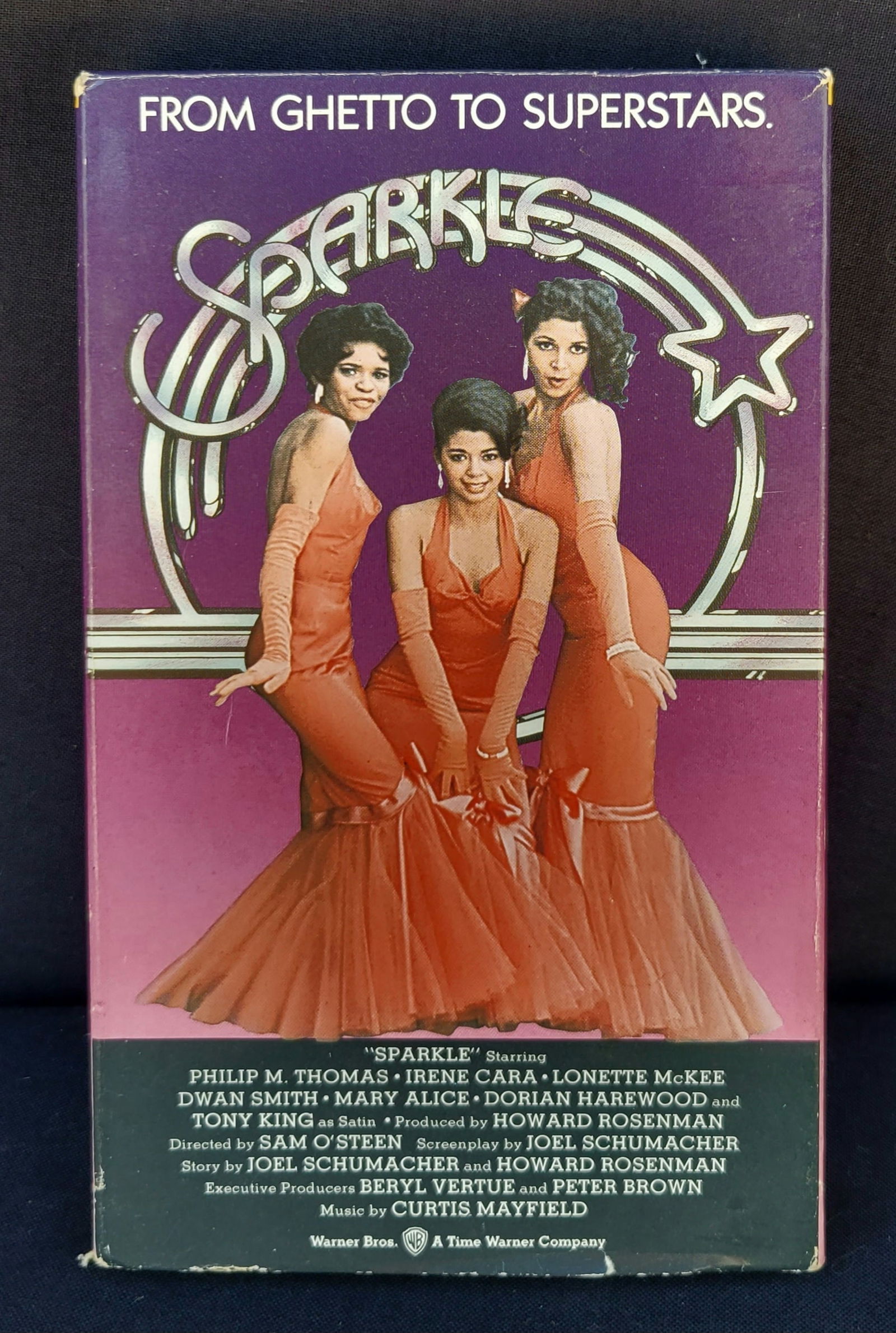 Irene Cara Estate Personal Copy Sparkle Movie VHS Tape COA (1 of 1)