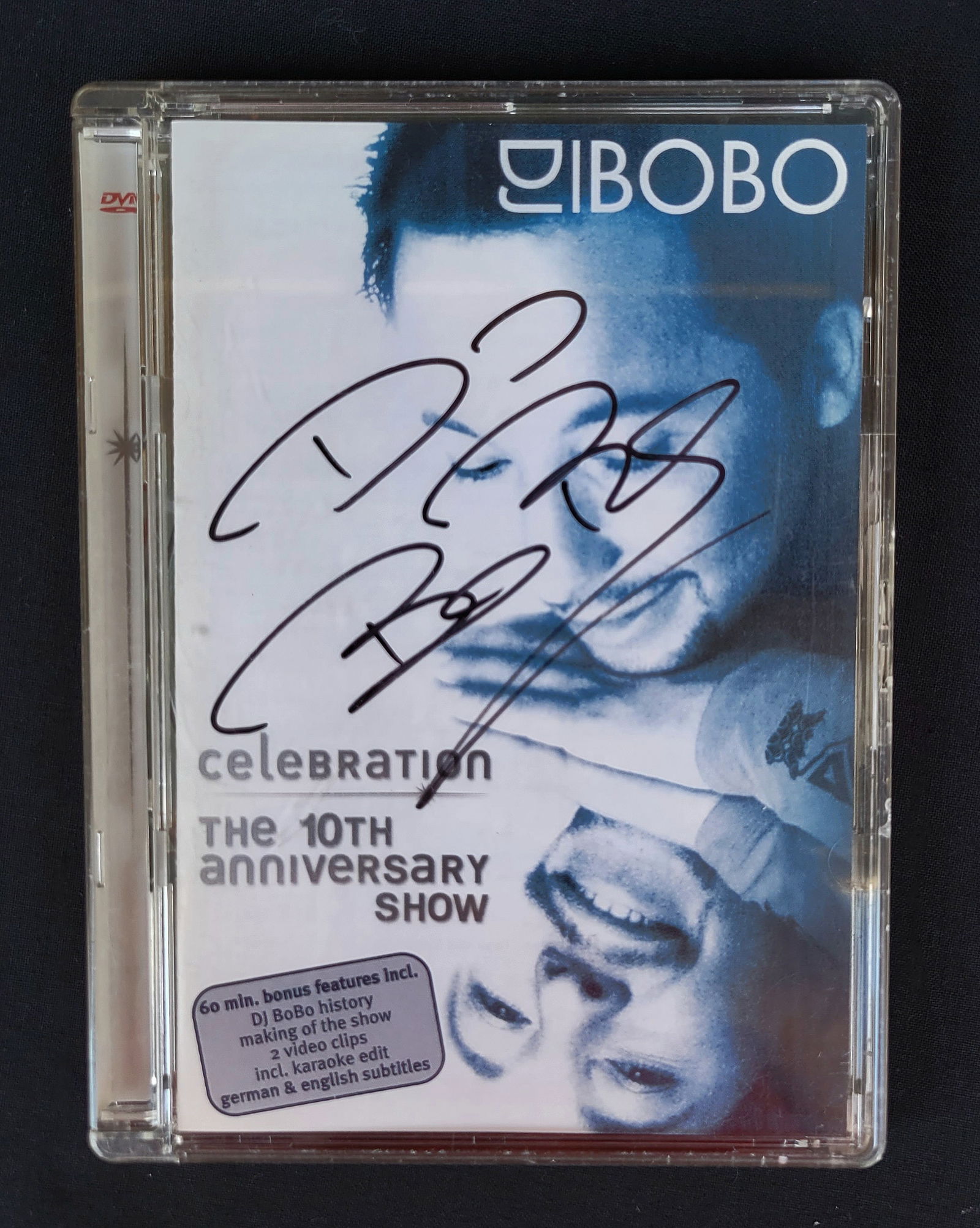 Irene Cara Estate Personal Copy Autographed By DJ Bobo Celebration DVD COA (1 of 1)