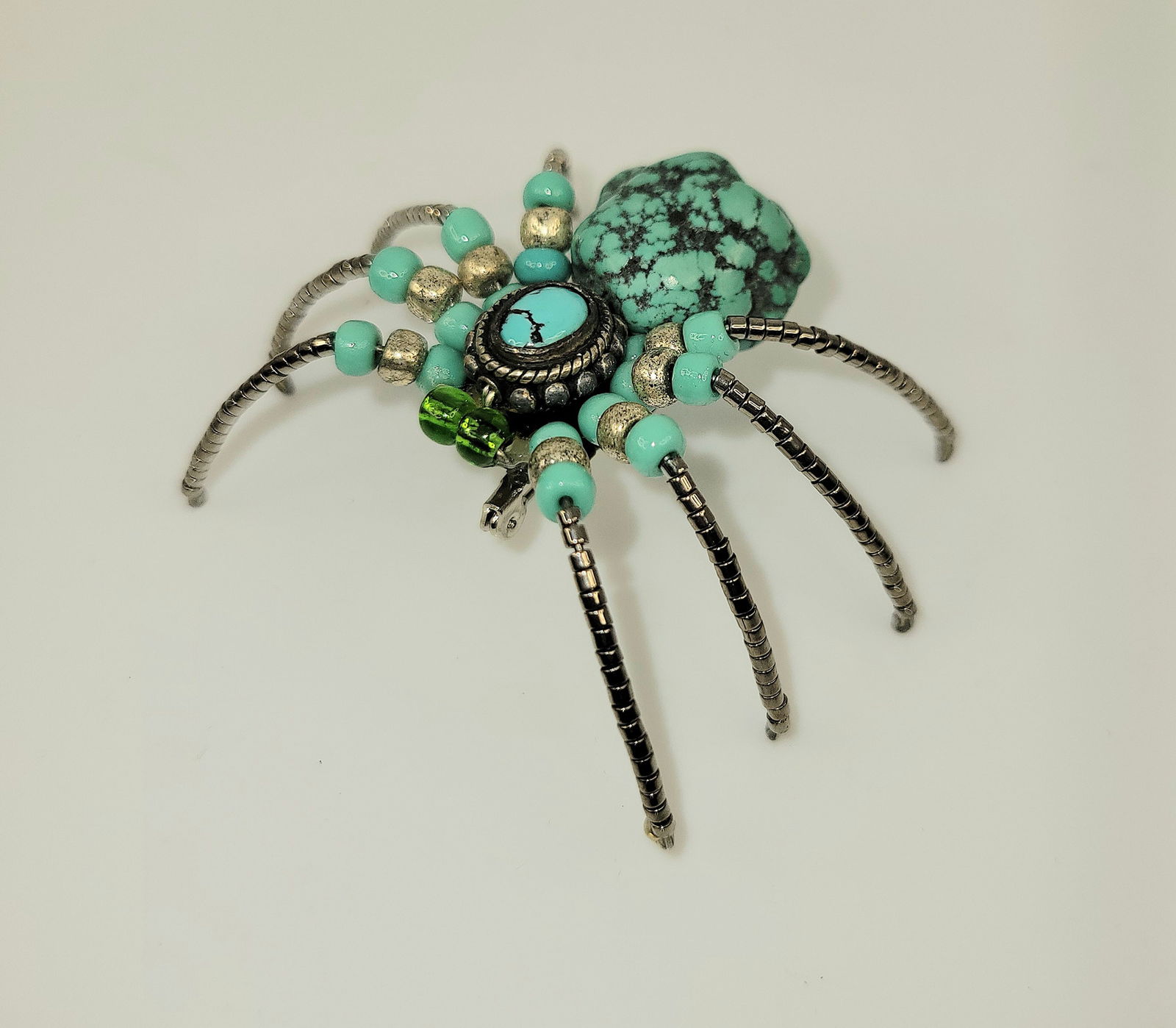 Irene Cara Estate Turquoise Spider Pendant COA (1 of 1)