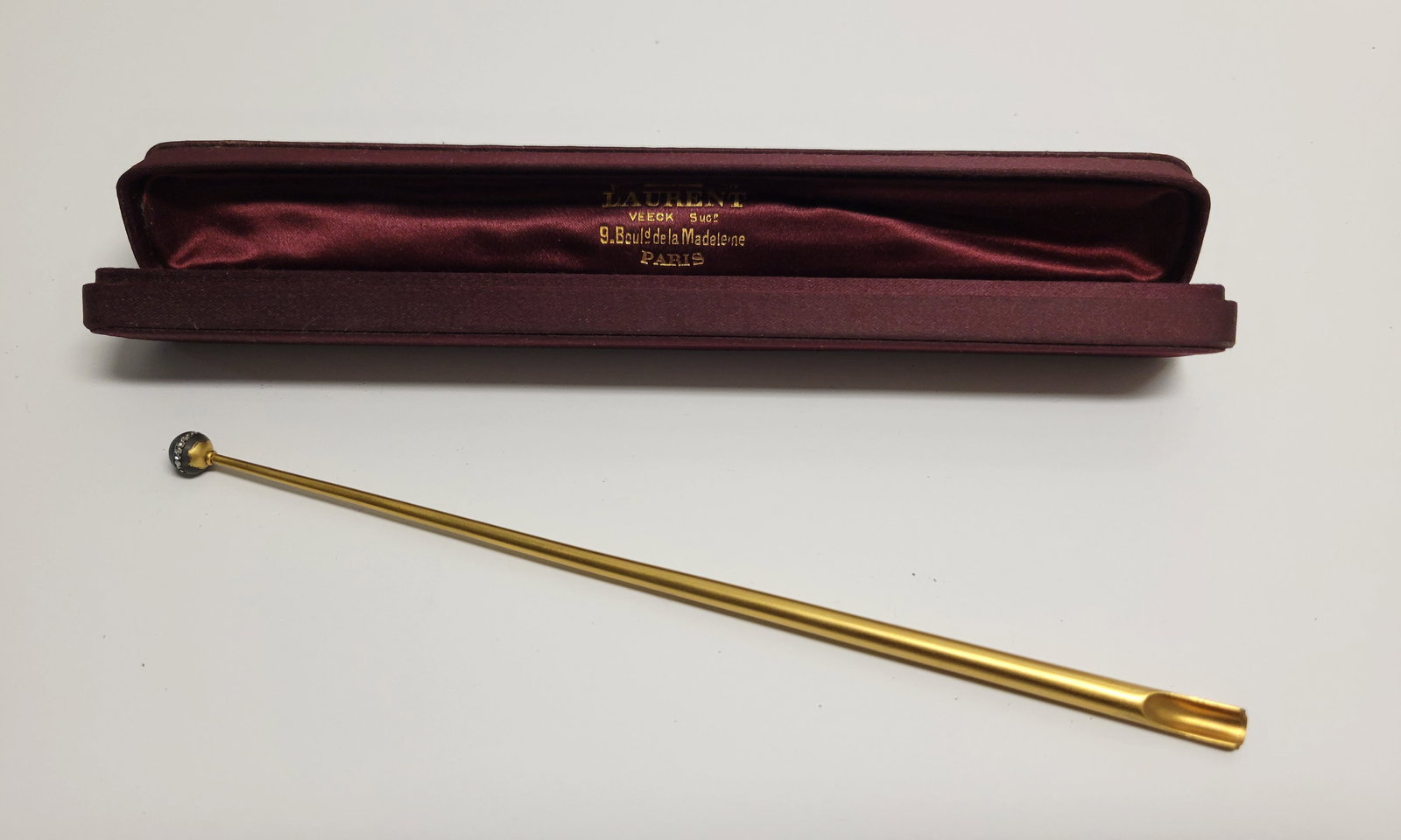 Vanderbilt Whitney Studio Boxed French Gilt Implement Paris Scoop Tamper Etc (1 of 2)