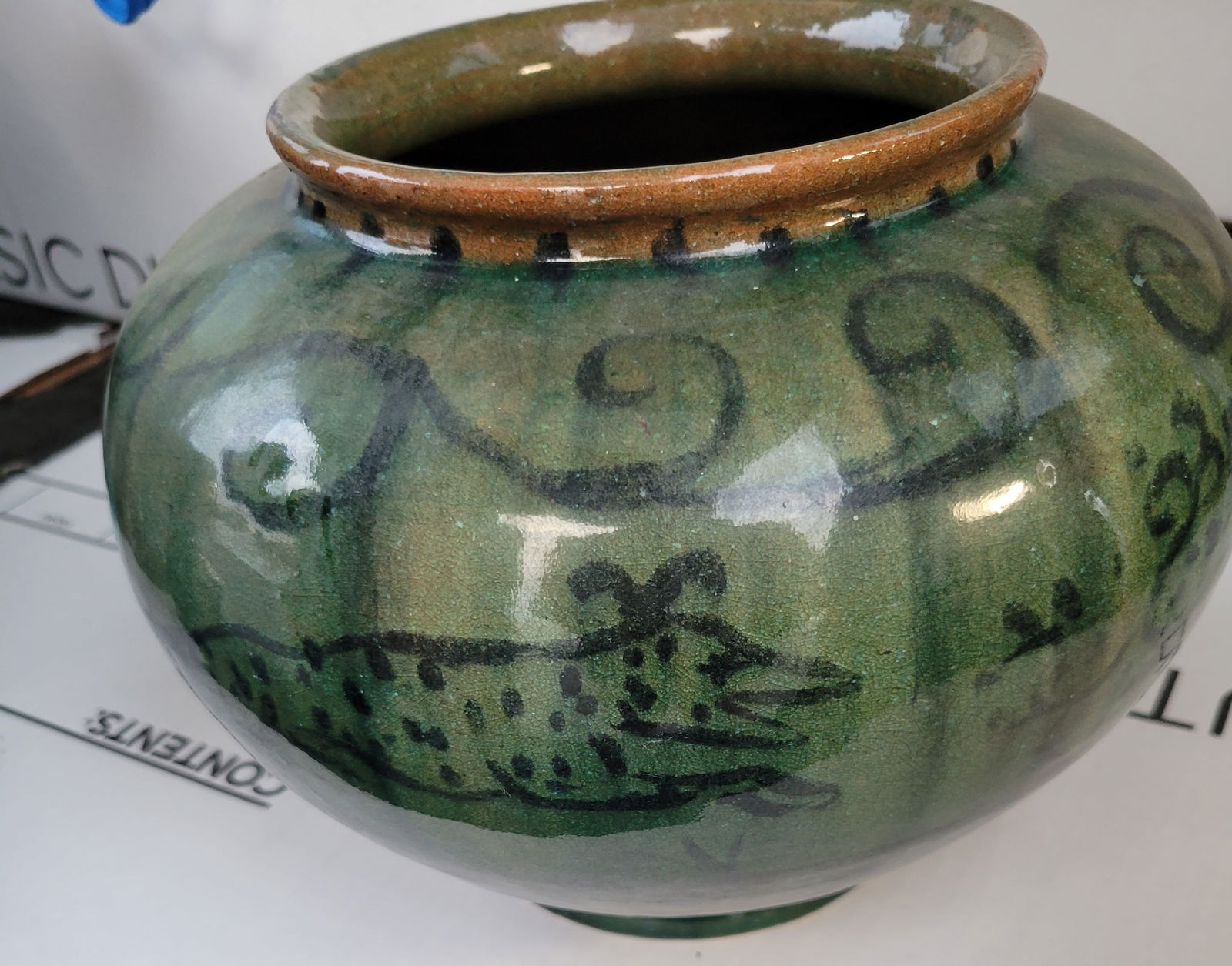 Gertrude Vanderbilt Studio Mystery Signed Rabbit Art Pottery Vase 1925 Candler FGG Aprox 6x9in (1 of 9)