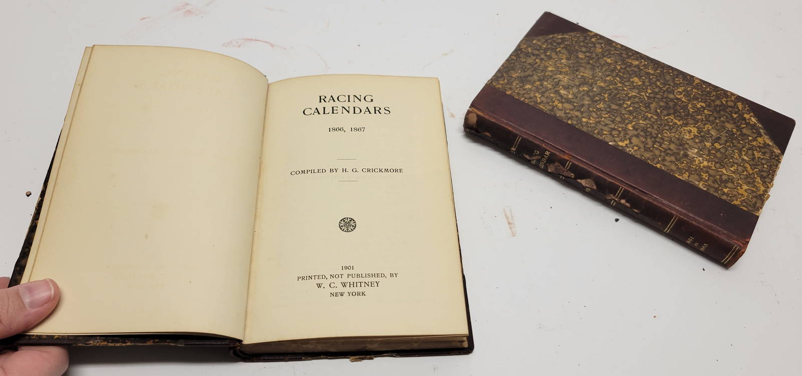 Vanderbilt Library Civil War Horse Racing Calendars 1861 1867 Crickmore