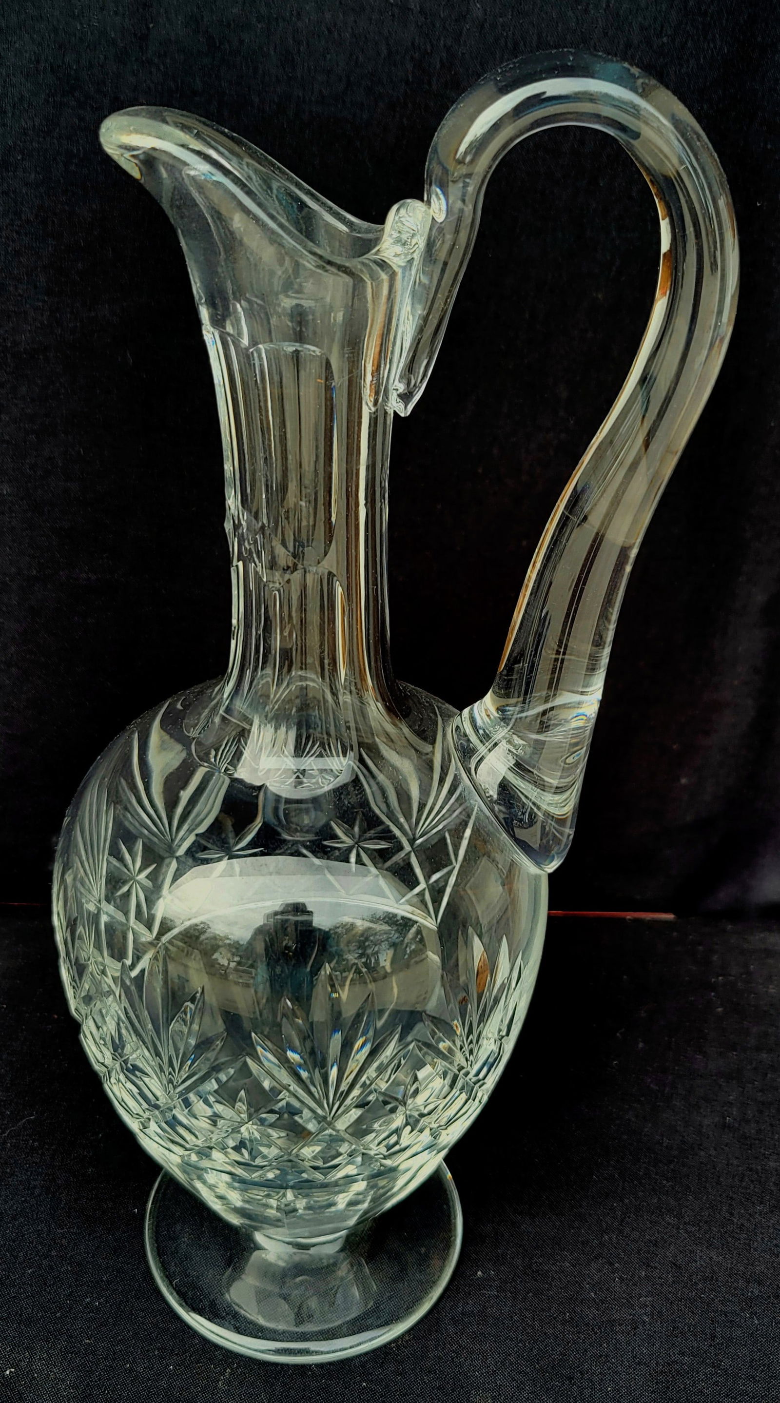 Jasan Estate St louis French Cut Crystal Ewer Pitcher (1 of 1)