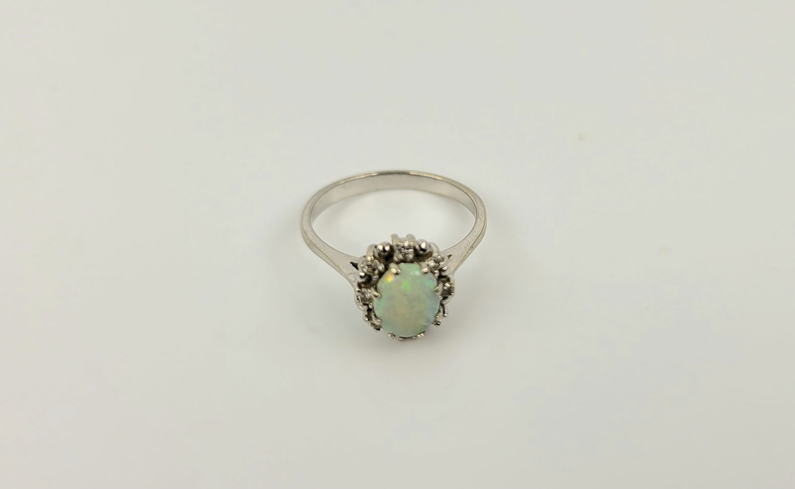 Klarich Collection Opal diamond White Gold Ring (1 of 1)