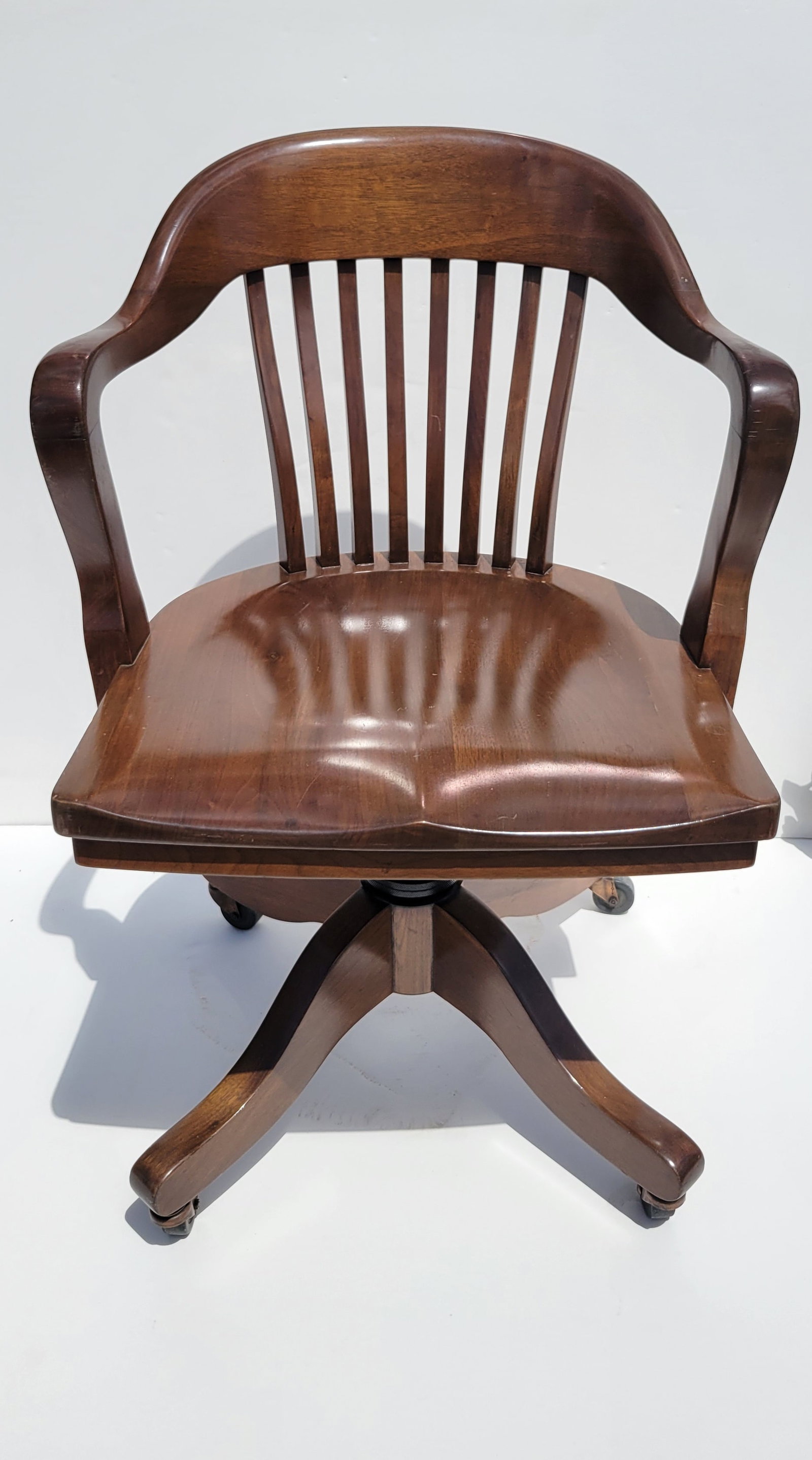 George Steinbrenner NY Yankees Owner Personal Desk Chair With Card And Provenance Letter (1 of 5)