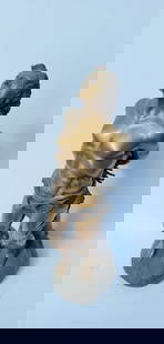 Large Signed Copyrighted Contemporary Dore Bronze Semi Nude Male St Sebastian Bronze Statue: Large Signed Copyrighted Contemporary Dore Bronze Semi Nude Male St Sebastian Bronze Statue Sculpture. Dimensions: 18.5in Weight: 13.8lbs Shipping: Visit StedmanShipping Dot Com for all info. Note