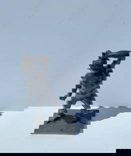 Antique Creugas And Damoxenos The Pugulists After Canova Bronze Male Nude Statue Sculpture: Antique Creugas And Damoxenos The Pugulists After Canova Bronze Male Nude Statue Sculpture. Dimensions: 10.5in overall Weight: 2.12lbs Shipping: Visit StedmanShipping Dot Com for all info. Note large