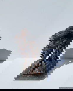 Farnese Hercules Classical Male Nude Greek Roman Old Bronze Statue Sculpture: Farnese Hercules Classical Male Nude Greek Roman Old Bronze Statue Sculpture. Dimensions: 9in including 1in plinth stone base Weight: 4.2lbs Shipping: Visit StedmanShipping Dot Com for all info. Note